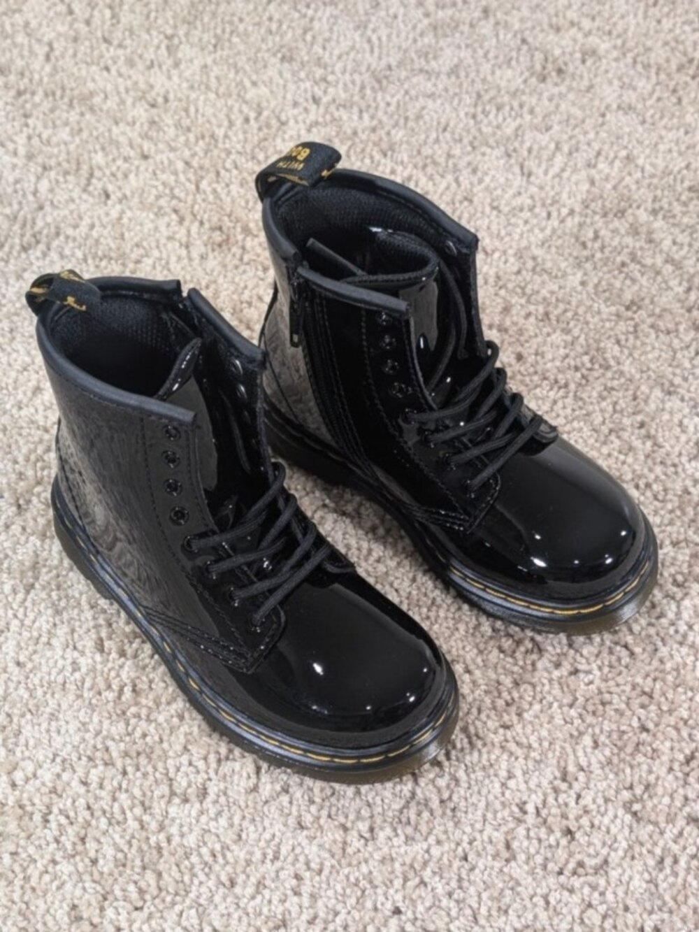 Dr. Martens 1460 T Toddler Size 9 Patent Leather Boots